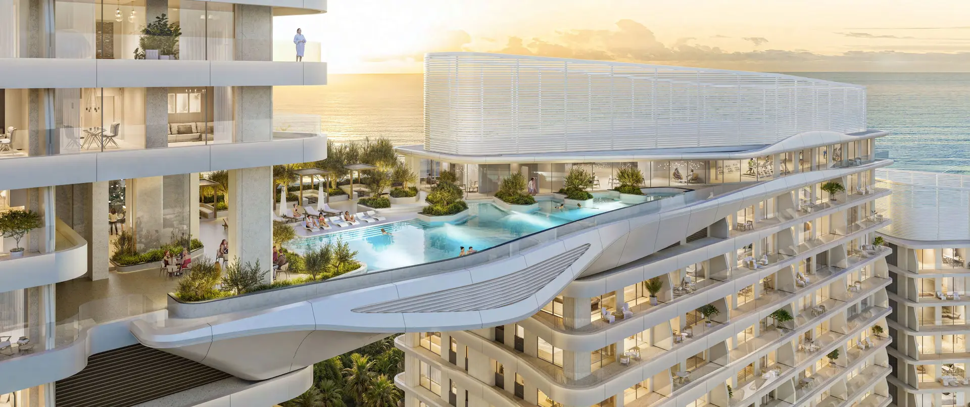 Fairmont Residences Al Marjan Island - Private Beachfront Access with Crystal Clear Waters